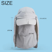 Gorro De Pescar FLYSAND Con Visera Y Protección Solar Desmontable Transpirable Y Antisúbitos Para Camping Pesca Y Senderismo Para Hombres - details 4