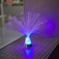 Lámpara De Mesa Cambio De Cielo Estelar Colorido Con Luz Nocturna De Fibra Óptica Vibrante Decoración De Habitación Para Dormitorio Ambiente Festivo - details 0