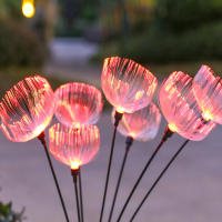 Luz De Jirafa Solar LED Para Exterior Decorativa Con 7 Cabezas Calor Para Jardín Paisaje Estelar Incluye Cable De Enchufe - details 1