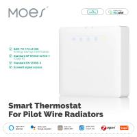 Termostato Inteligente ZigBee Para Calefacción Por Cable Piloto Soporte Para Radiador Ecowatt Monitoreo De Electricidad Con Control Remoto Compatible Con Alexa - details 0