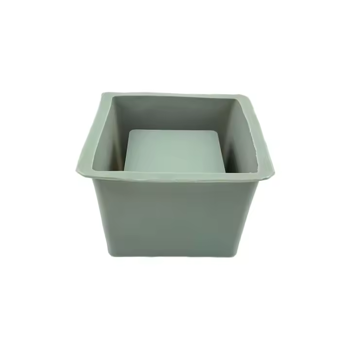 Moldes de silicona para macetas de hormigón, moldes para macetas de cemento para flores, decoración del hogar, decoraciones de jardín - 1