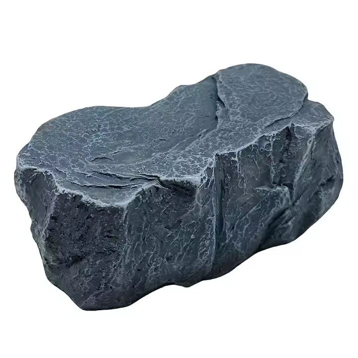 Rock Hidden Key Box For Outside - Safe Resin Spare Key Hider For Outdoor Garden Or Yard (stone Style) - 1