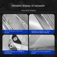 Telo De Polietileno Impermeable Para Jardín Awning Cobertura Para Plantas Casa De Perro Barco Coche Camión Sails De Sombrilla Resistentes Al Agua - details 13