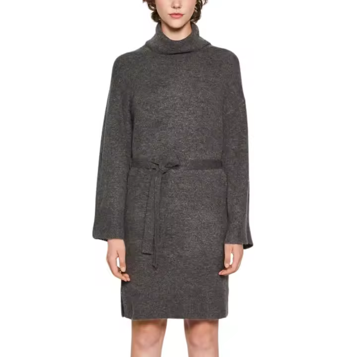 Vestido Vila Vivimalina Rollneck Gris para Mujer - 1