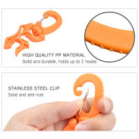 2 Pcs Porta-hazas De Buceo Con Clip Para Mangueras De Alta/baja Presión Reguladores Y Medidores Para Snorkel Y Buceo - details 11