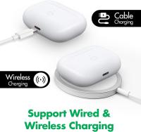Auriculares inalámbricos estilo AirPods Pro con Bluetooth 5.3, cancelación de ruido, estuche de carga con conector Lightning, sonido estéreo HiFi, micrófono HD, emparejamiento rápido, control táctil y diseño ergonómico, no original 5H de sonido envolvente - details 4