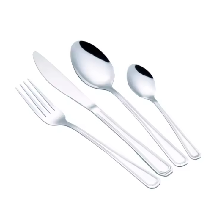 MAXHOME-Juego de 24 cubiertos de acero inoxidable,Juego De Cubiertos Para 6 Personas,Incluye Cuchillo,Cuchara,Tenedor,Cuchara de Postre - 1