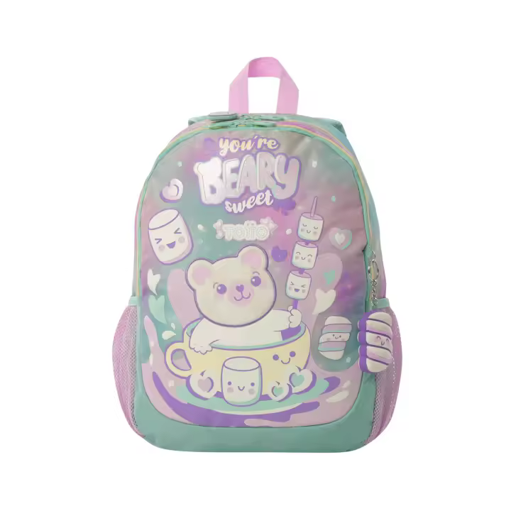 Totto Mochila infantil  Mellow  -Dimensiones:30 x 40.5 x 12 cm-Material:Poliester - 1