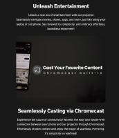 ETOE E3 Pro Proyectores portable 4k Android Wifi, 500 ANSI, 1080P nativo, Android TV, enfoque automático y corrección trapezoidal, 2 altavoces estéreo de 10 W y sonido extensible, a prueba de polvo home cinema inalámbrico televisión smart tv - details 2