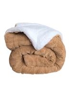 Manta Gruesa de Sofá y Cama Corazones en Color Beis – Sedalina Suave con Sherpa, Calidez Garantizada- Mercatienda.es - details 0