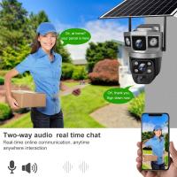 Cámara de Vigilancia Seguridad PTZ, Cámara IP V380 Pro Solar WIFI CCTV 12MP Dos Lentes Tres Pantallas Seguimiento Automático Exterior 4K - details 5