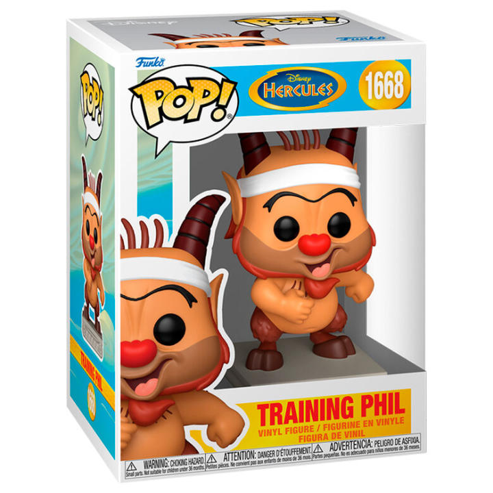 Funko Pop Disney Hércules Entrenamiento Phil 1668 Figura Coleccionable