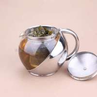 DESEOS Tetera de Vidrio con Filtro de Acero Inoxidable - Disponible en 500 ml, 750 ml y 900 ml - details 4