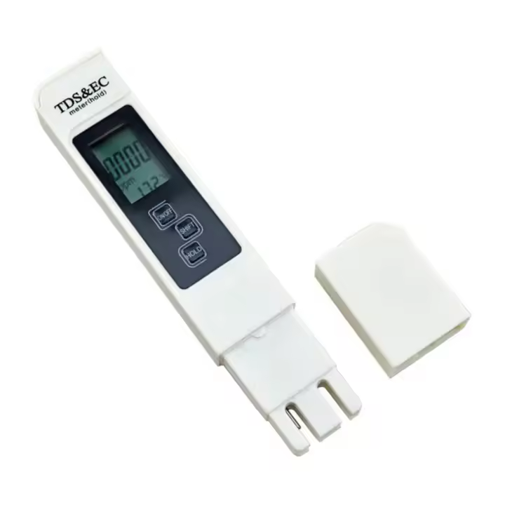 Medidor de temperatura de pureza del agua, rango Digital T de calidad 0-9990, probador PPM - 1