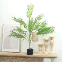 Kahaul Hoja De Palma Artificial Grande 60-125CM Ramo De Árbol Tropical Para Decoración De Hogar Jardín Y Navidad Material Plástico - details 2