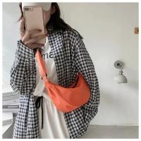 Bolso Transversal De Dumpling Para Mujer Gran Capacidad De Viaje Color Sólido Bolsa De Pecho Diseñada Para Mujeres Diario Calle Fanny Packs - details 16