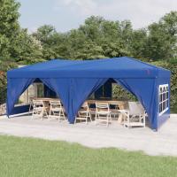 vidaXL Carpa para Fiestas Plegable con Paredes Cenador Tienda Color Taupé,  Azul,  Blanco y mas - details 2