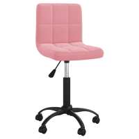 vidaXL Silla de comedor giratoria de terciopelo en color Gris oscuro/Rojo vino tinto/Azul y más | cómodas modernas ergonómicas para comedor cocina salón hogar - details 4