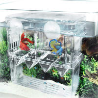 Caja De Cría De Peces Peacock Acrílica Para Acuario Caja De Aislamiento Para Peces Tanque De Incubación Hatchería Fabricante WHPHous - details 2