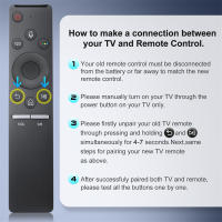Control Remoto De Voz De Repuesto Para Televisor Samsung Smart Compatible Con Curvas Pantallas QLED LED LCD HD UHD 8K 4K - details 5