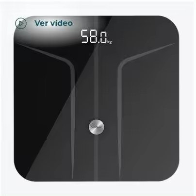 Surface Precision 9750 Smart Healthy. Báscula de baño con Función Bioimpedancia, Conectividad Bluetooth, 10 Parámetros, Superficie de vidrio templado - 1