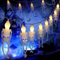 Luz De Cadáver De Halloween Con 10/20 LED Luz De Cadáver De Halloween Para Decoración Interior Y Exterior Operada Por Batería Luz De Hadas Festiva - details 0