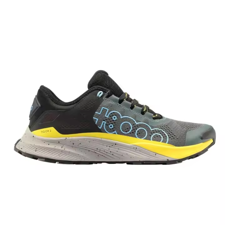 +8000 TIGOR 2 Zapatillas de trekking para hombre en gris de piel vegana - 1