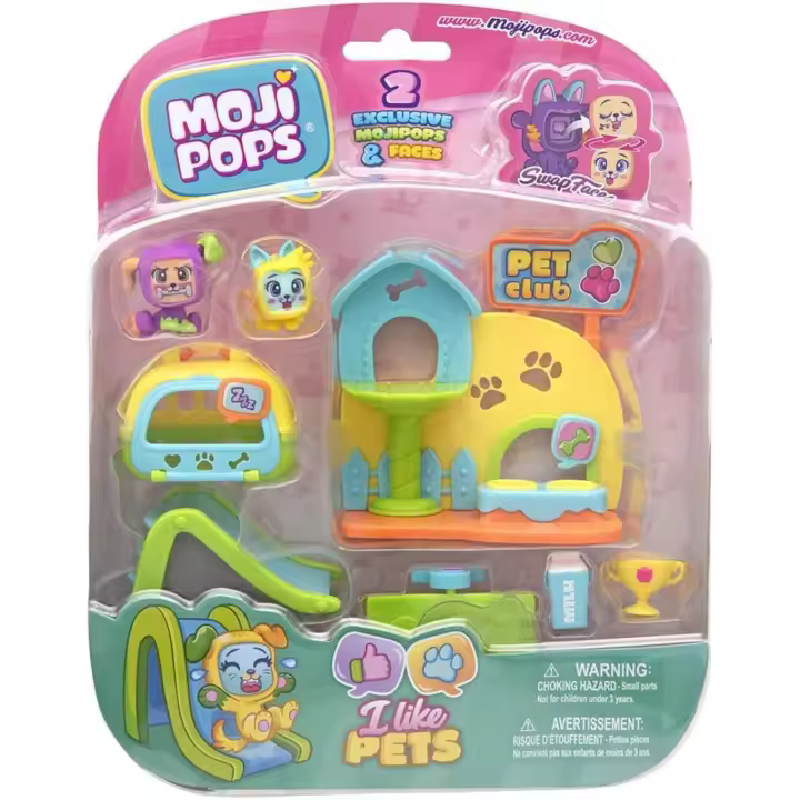 MAGICBOX TOYS - Figuras MOJI POPS y PET CLUB - Modelo SURTIDO - Incluye 2 Figuras Mojipops y Accesorios - Recomendado para Mayores de 3 años - 1