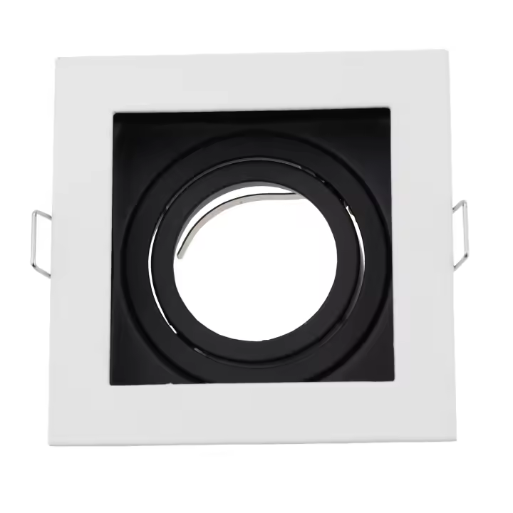 Marco De Luz Led Aluminio Inalámbrico Negro Y Blanco Para GU10 Y MR16 Foco De Iluminación Revestimiento De Aleación De Aluminio - 1