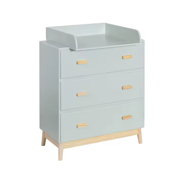 Cambiador Muebles Rebecca Tessen 100x80x42 MDF Green Pine Agua Marron - 1