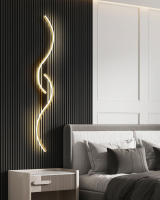 Lámparas De Pared LED Para Interior En Negro Oro Blanco Iluminación Para Dormitorio Pasillo Aisle Balcón Luz De Pared Moderna - details 12