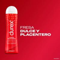Durex Lubricante Fresa, Dulce y Placentero, 100 ml  lubricante apto para sexo vaginal, anal y oral, compatible con preservativos de látex de caucho natural y poliisopreno - details 1