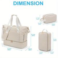 Bolso De Maternidad Grande Capacidad Deportiva Portátil Con Rueda Y Correa Ajustable Para Viajes Bolsa De Mano Para Mamá - details 1