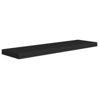 vidaXL Estante flotante de pared MDF 90x23,5x3,8 cm Blanco brillante, negro brillante, gris brillante Mueble Almacenaje Estantería para Oficina, Estudio, Dormitorio Estantería/Librería/ mueble de Almacenamiento - details 0