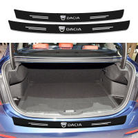 Pegatina De Fibra De Carbono Para Parachoques Trasero De Coche Protección Para Dacia Duster Logan Sandero Lodgy Dokker Stepway Mcv 2 Solenza RS - details 10