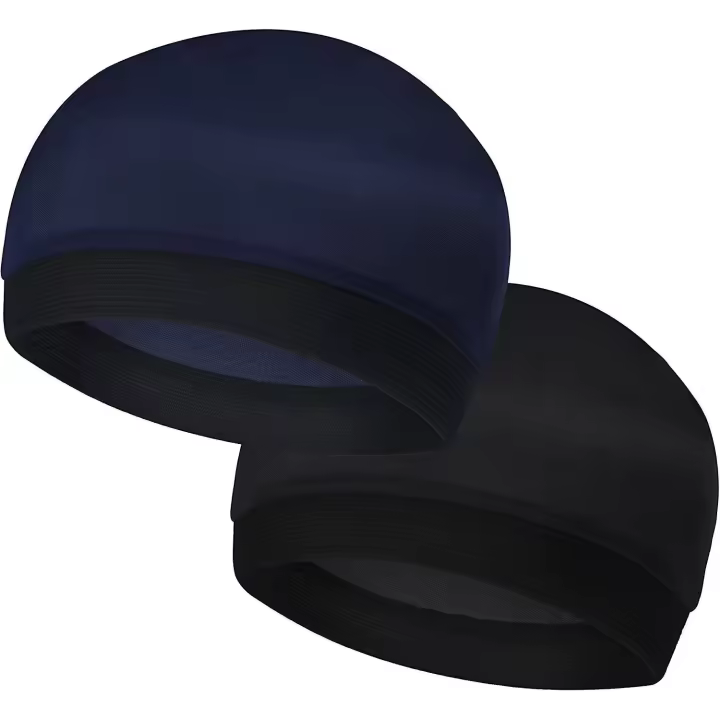 2PC Gorras de hombre Silky Stocking Cap Gorros de buena compresión - 1