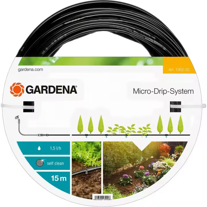 Gardena Manguera Goteo 01362-20 1.5l/h 4.6 Mm 15 M - 1