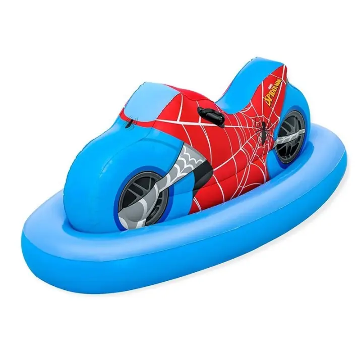 Bestway Figura Hinchable Moto Spiderman 170x84 cm +3 Años Playa y Piscina 98794 - 1
