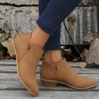 SP Zapatos de mujer de talla Grande otoño 2012 Botas de ante para Mujer Botas Chelsea Martin para Mujer Botas Cortas y Botas desnudas de estilo Británico, - details 15
