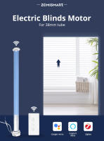 Motor De Rollos Cortinas Eléctricas Zigbee Zemismart Recargable Para Tubo De 38mm Control Por Voz Alexa Google Home - details 0