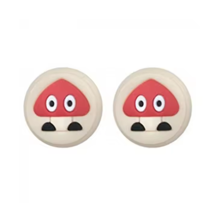 GRIPS JOYSTICK PARA NINTENDO SWITCH, LITE, GOMA PROTECTOR, GOOMBA SUPER MARIO - 1