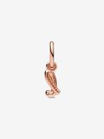 Pandora - Charm Colgante with The Letra L of the alphabet-Baño de Oro Rosa de 14 K - details 0