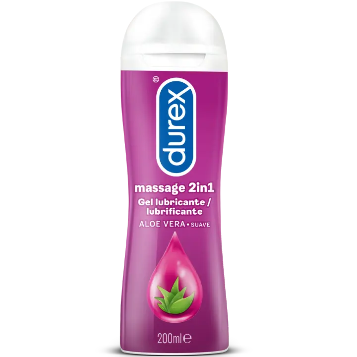 Durex Play Massage 2en1 Aloe Vera 200ML Lubrica y Masaje - 1