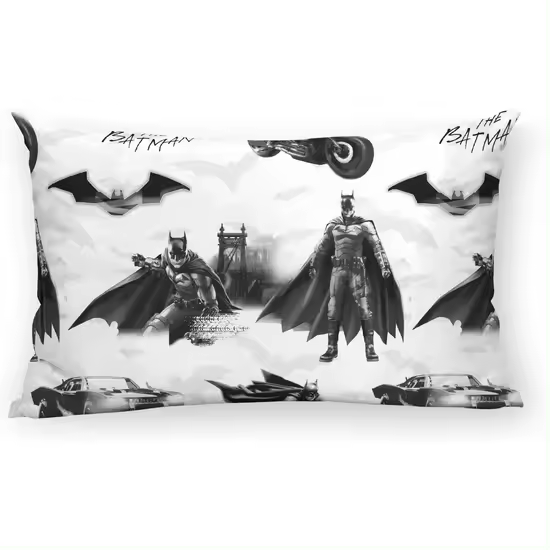 FUNDA DE COJÍN 100% ALGODÓN 30X50CM MODELO BATMOVIL C - 1