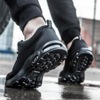 Zapatos De Seguridad Con Suela De Goma Para Hombres Y Mujeres Antipinchazos Transpirables Con Punta De Acero Protección Superior Al Tobillo - details 5
