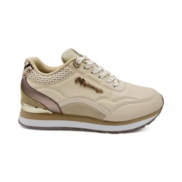 Zapatillas marca Maria Mare para mujer en color beig - 1