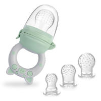 TYRY.HU 4pcs/set Almohadillas De Comida Para Frutas Y Verduras De Silicona Para Bebés Y Niños De 6 a 36 Meses BPA Free Pacificador De Mordedura Y Alimentación - details 8