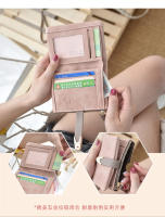 Monedero Mujer Corto Otoño Invierno Nueva Retro EU Y AM Nueva Monedero De Cuero PU Mate Moda Sencilla Conveniente - details 5