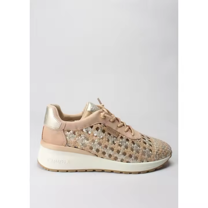deportiva trenzada beige CARMELA - 1