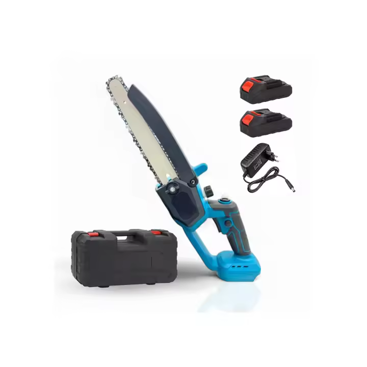 Mediawave Store Hoja de motosierra eléctrica 8 Batería doble 48V Maleta de aceite portátil Jardín y mejoras para el hogar Hardware Herramientas eléctricas Multitools DIY Herramienta inalámbrica - 1